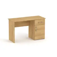 Biurko FRANEK 120 cm z szuflada Hikora Naturalna